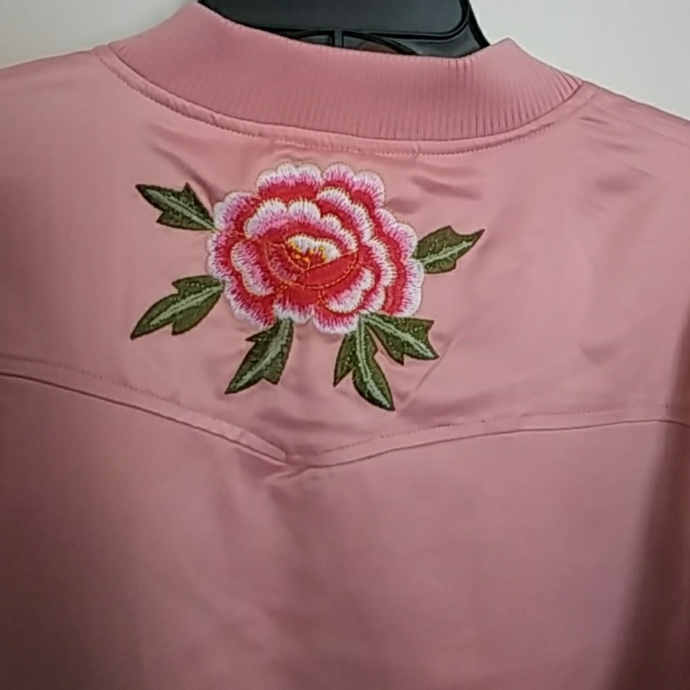 New Silk Bomber Jacket - Picture 2 of 3